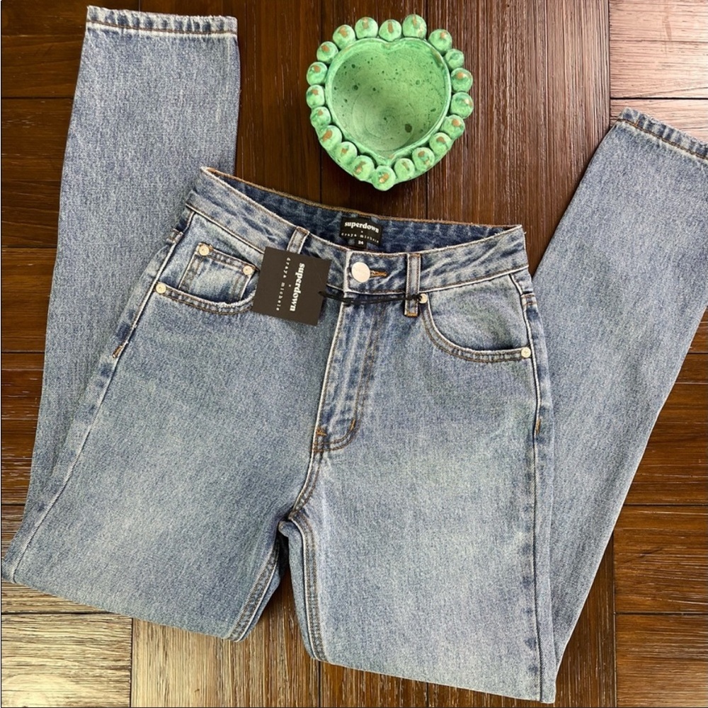 Straight leg jeans